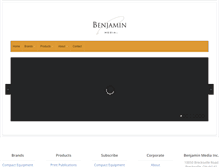 Tablet Screenshot of benjaminmedia.com